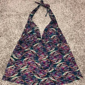 NWOT Mossimo Halter Tankini Swim Top